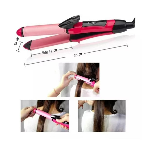 Alisador Plancha Y Ondulador 2 En 1 30W De Pelo SK-722