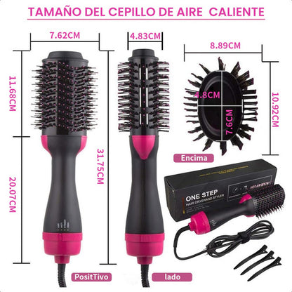 Secador con cepillo para cabello
