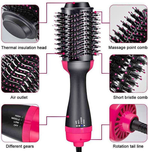 Secador con cepillo para cabello