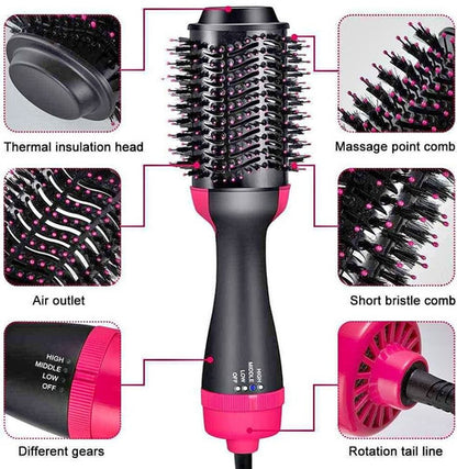 Secador con cepillo para cabello